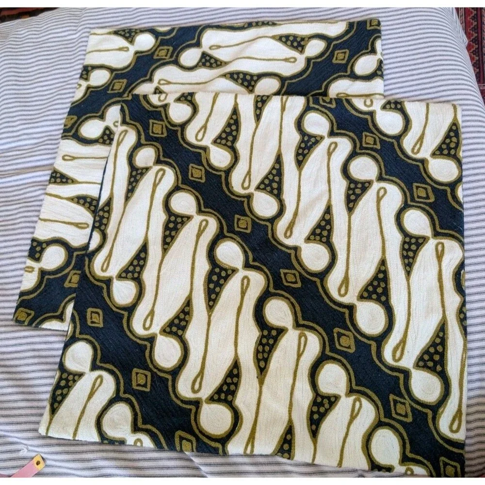 West Elm Batik Pillow Cases Set Of 2 19.5